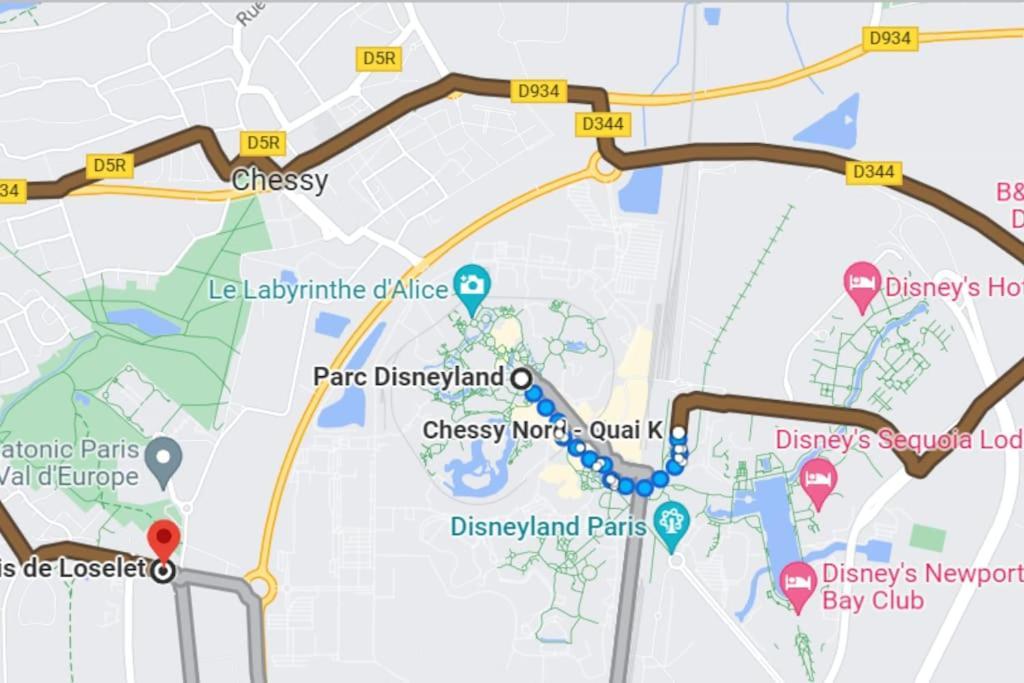 B206 Disneyland Paris Appartementappartement Montévrain Exteriér fotografie